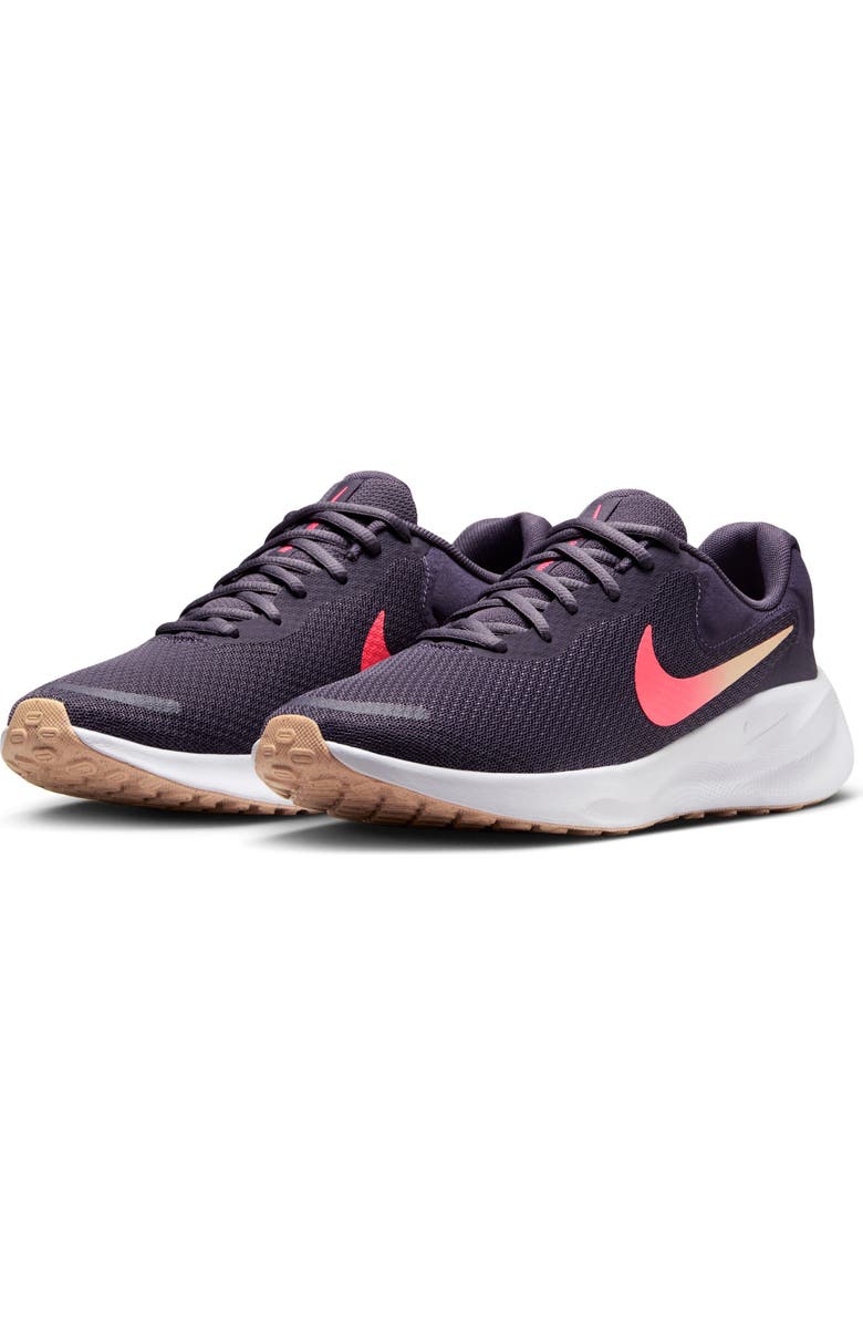 Nike Revolution 7 Running Shoe, Main, color, Raisin/ Crimson/ White