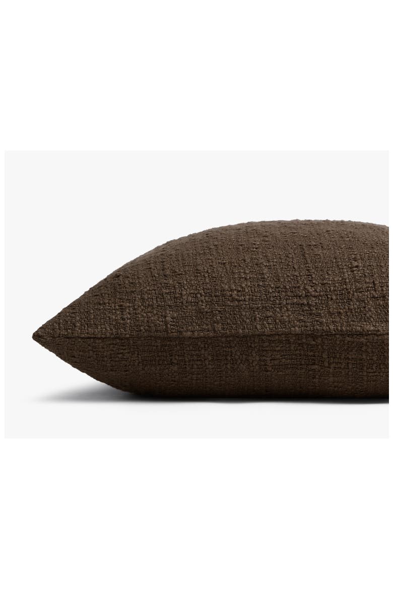 Bouclé Accent Pillow Cover, Alternate, color, JAVA