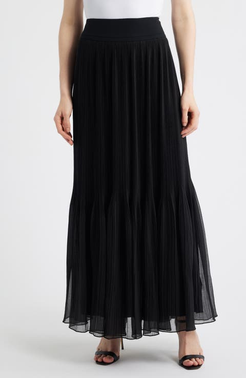 Ryle Micropleat Maxi Skirt