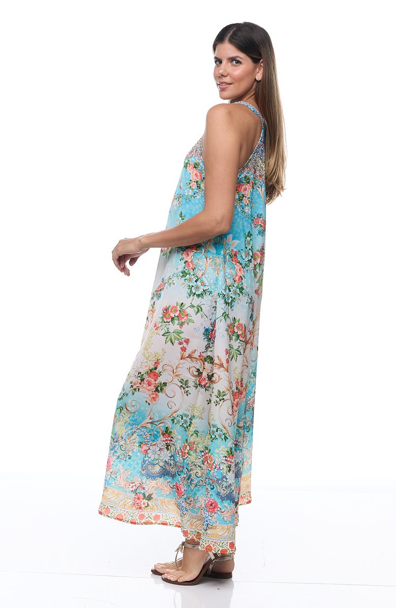 RANEES One Shoulder Maxi Dress, Alternate, color, Blue