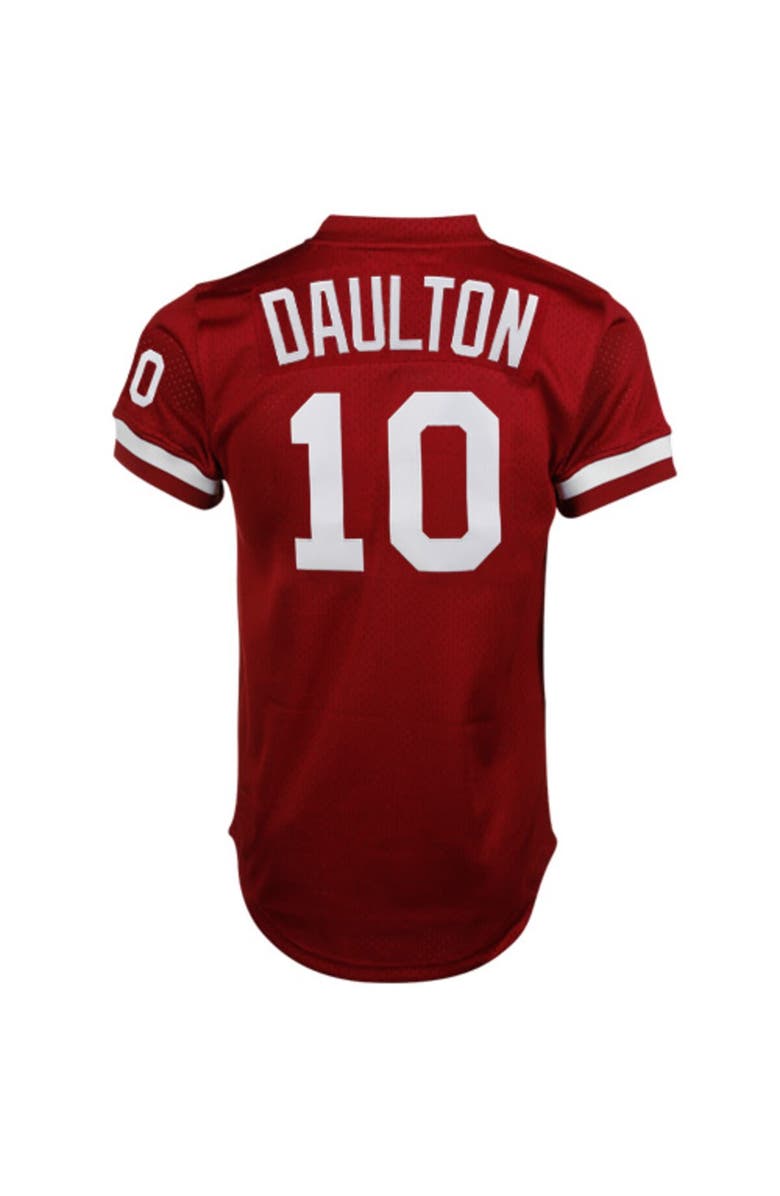 Mitchell & Ness Men's Mitchell & Ness Darren Daulton Red Philadelphia Phillies Cooperstown Mesh Batting Practice Jersey, Alternate, color, 