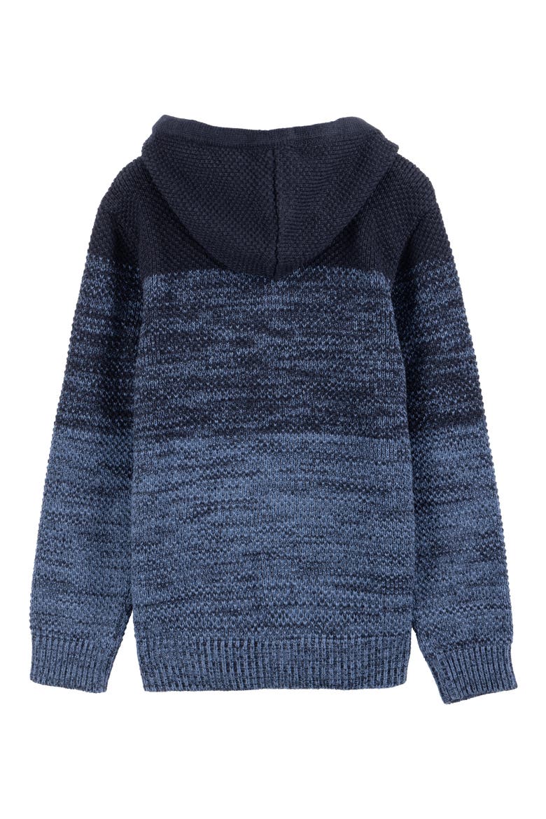 Kids' Colorblock Hoodie, Alternate, color, BLUE