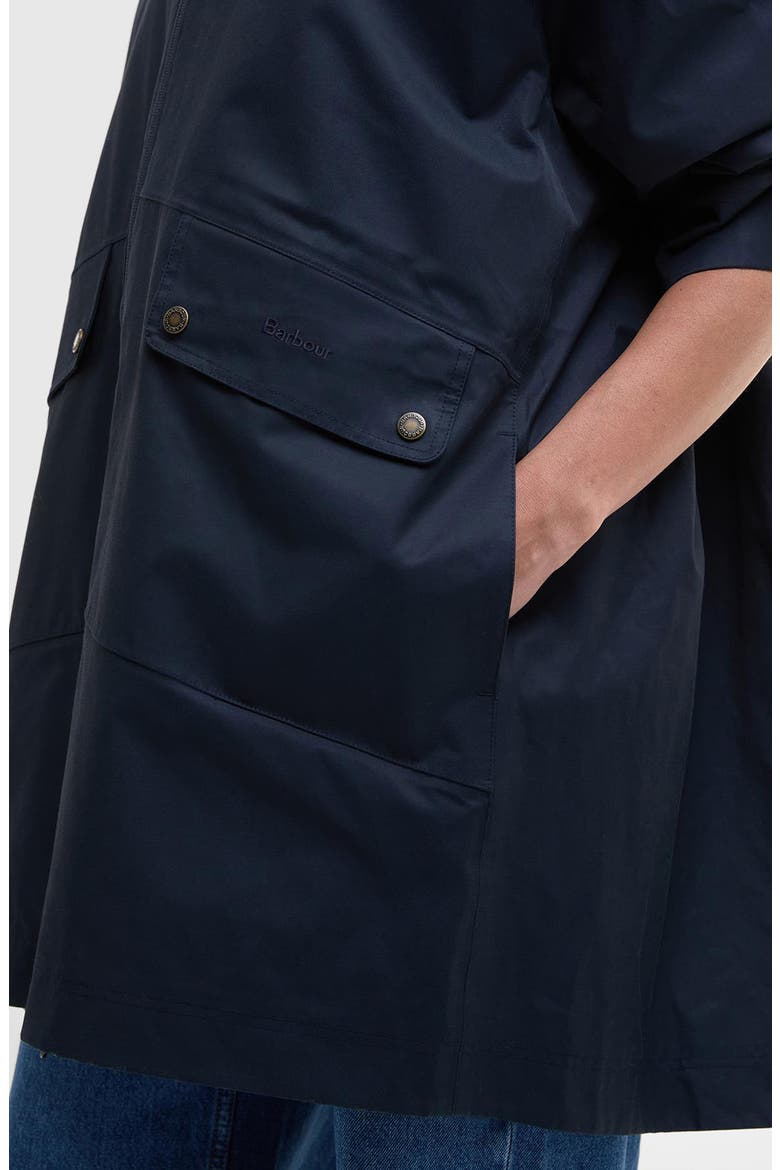 Heron Waterproof Cotton Blend Jacket, Alternate, color, NAVY