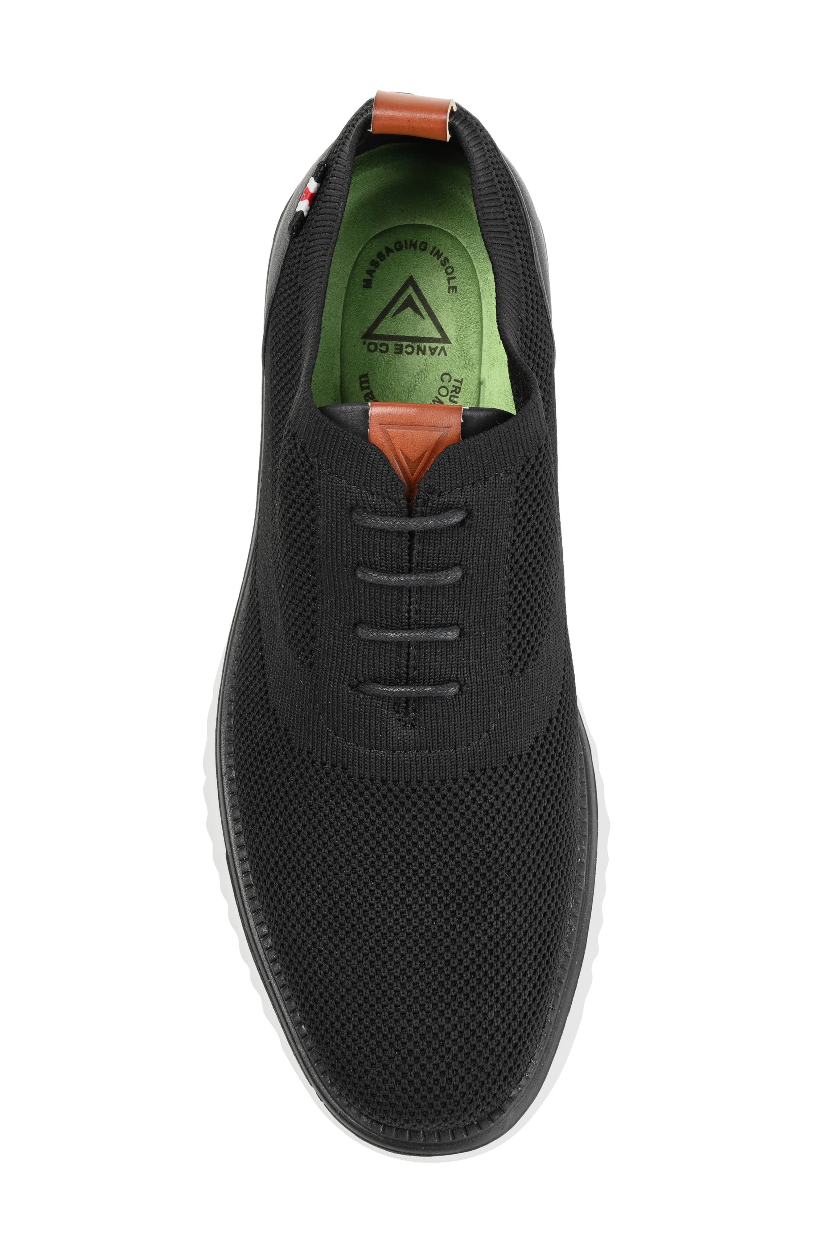 VANCE CO Lamont Knit Casual Oxford, Alternate, color, Black