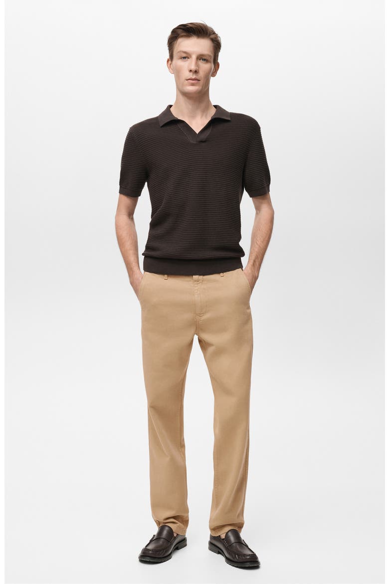 Slant Pocket Straight Leg Jeans, Alternate, color, BEIGE