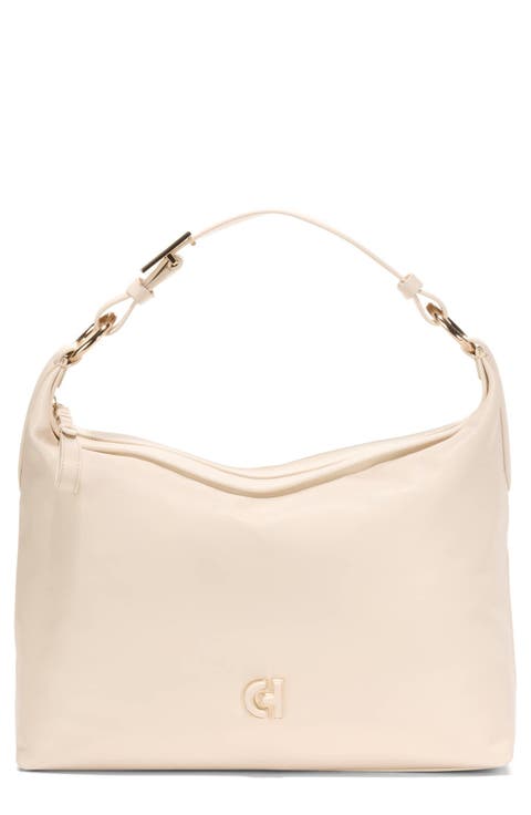 Kamila Leather Hobo Bag
