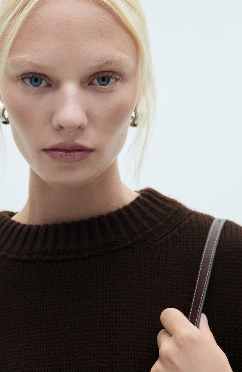 MANGO Crop Sweater, Alternate, color,