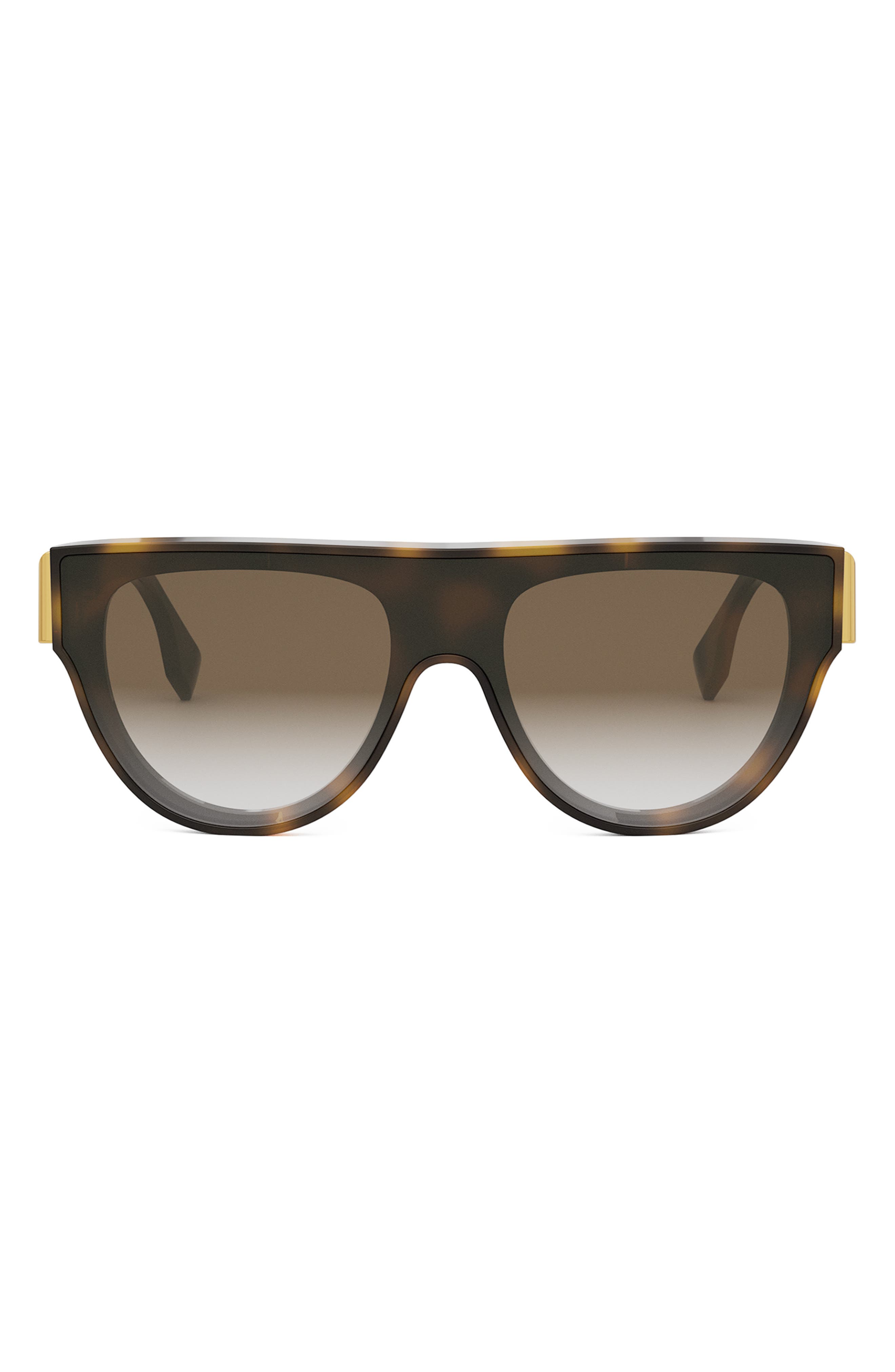 'Fendi First 139mm Flat Top Sunglasses