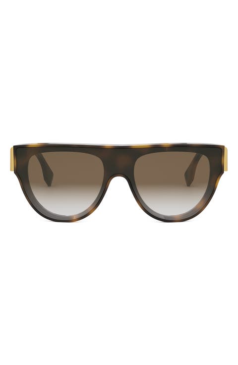 'Fendi First 139mm Flat Top Sunglasses