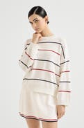 Brunello Cucinelli Textured stripe sweater