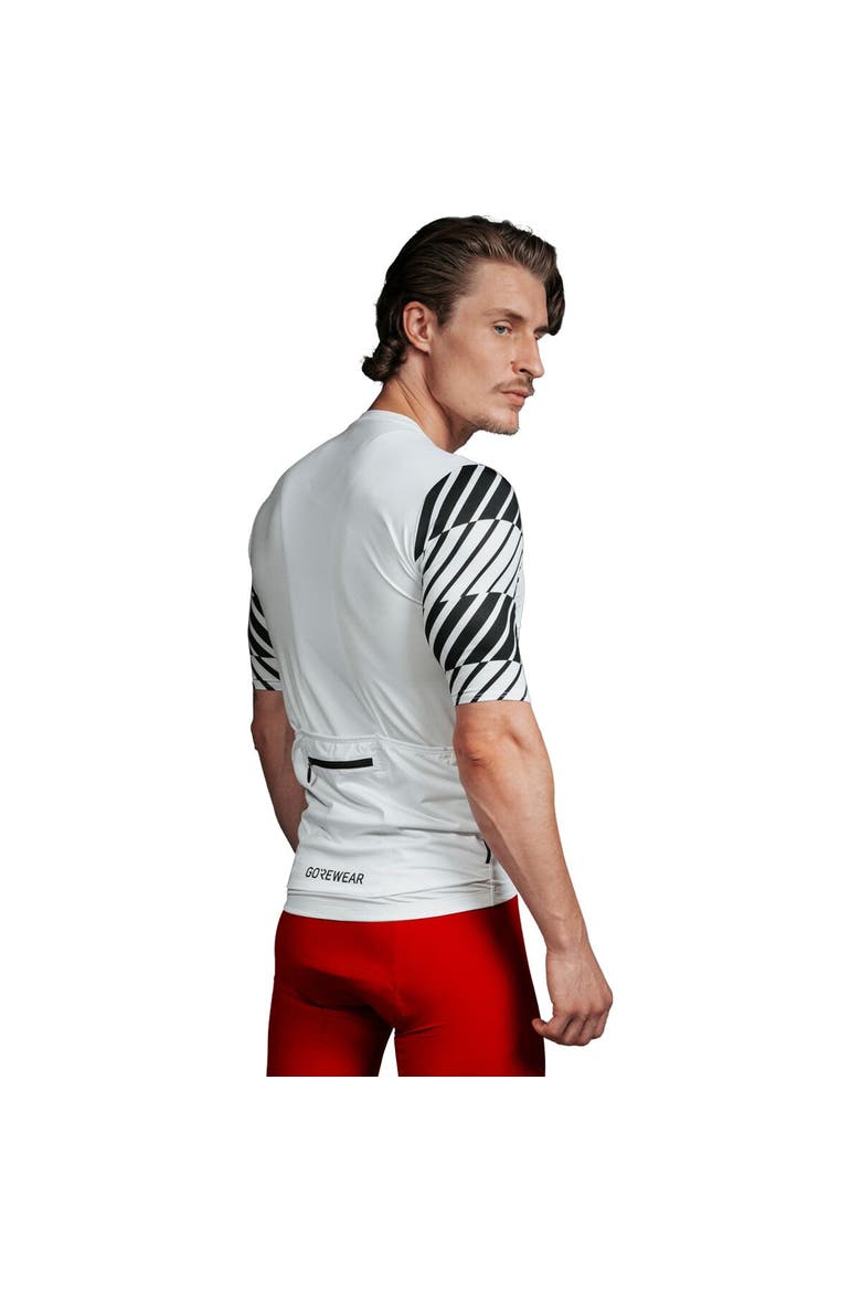 Swiftride Optical Jersey - Men's, Alternate, color, White/Black