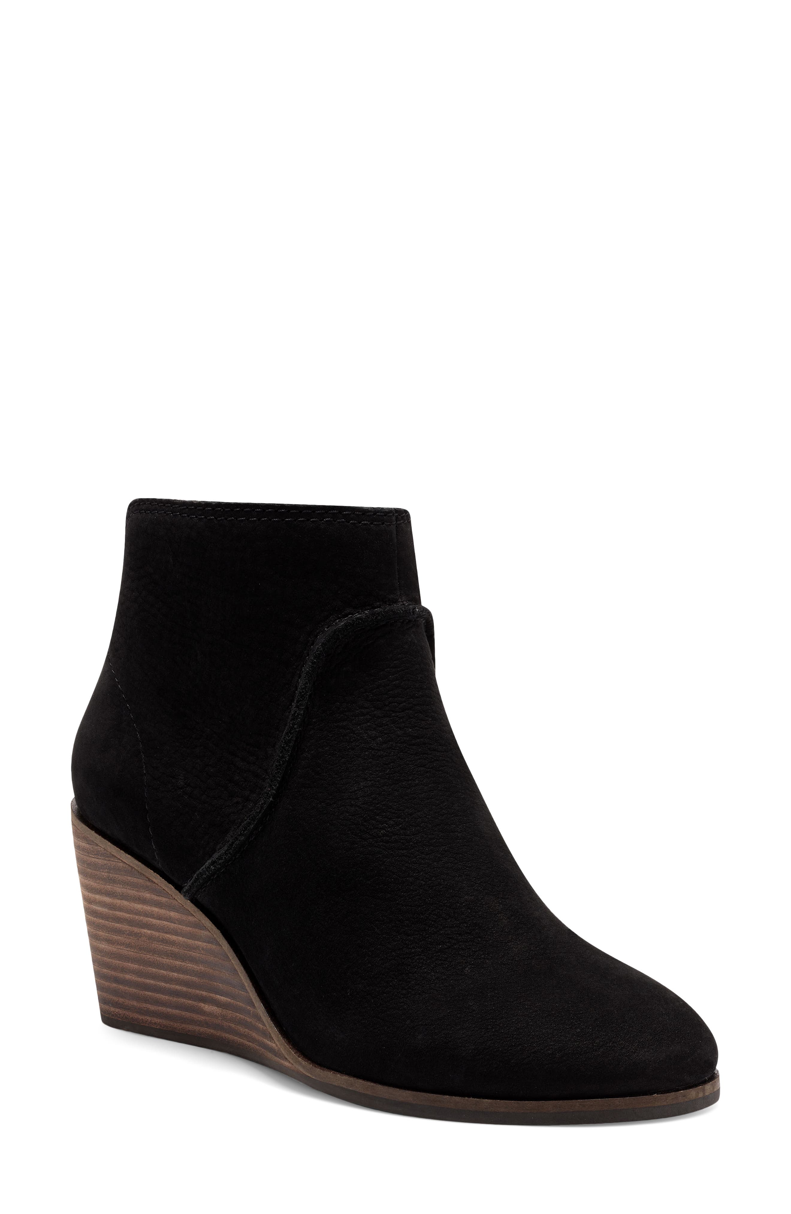 Lucky Brand Zanta Wedge Bootie, Main, color, 