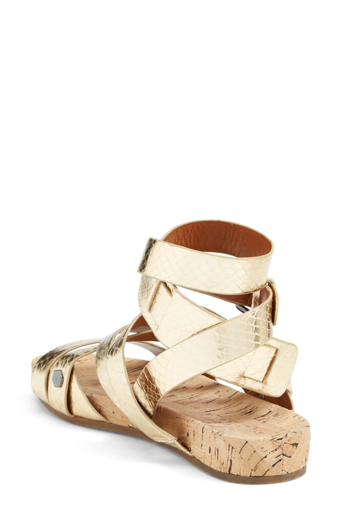 'Tristen' Sandal, Alternate, color, GOLD