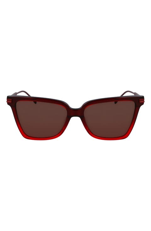 Gancini 56mm Butterfly Sunglasses