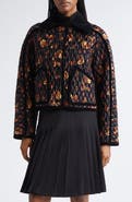 Burberry Crop Quilted Nylon Floriston Jacket