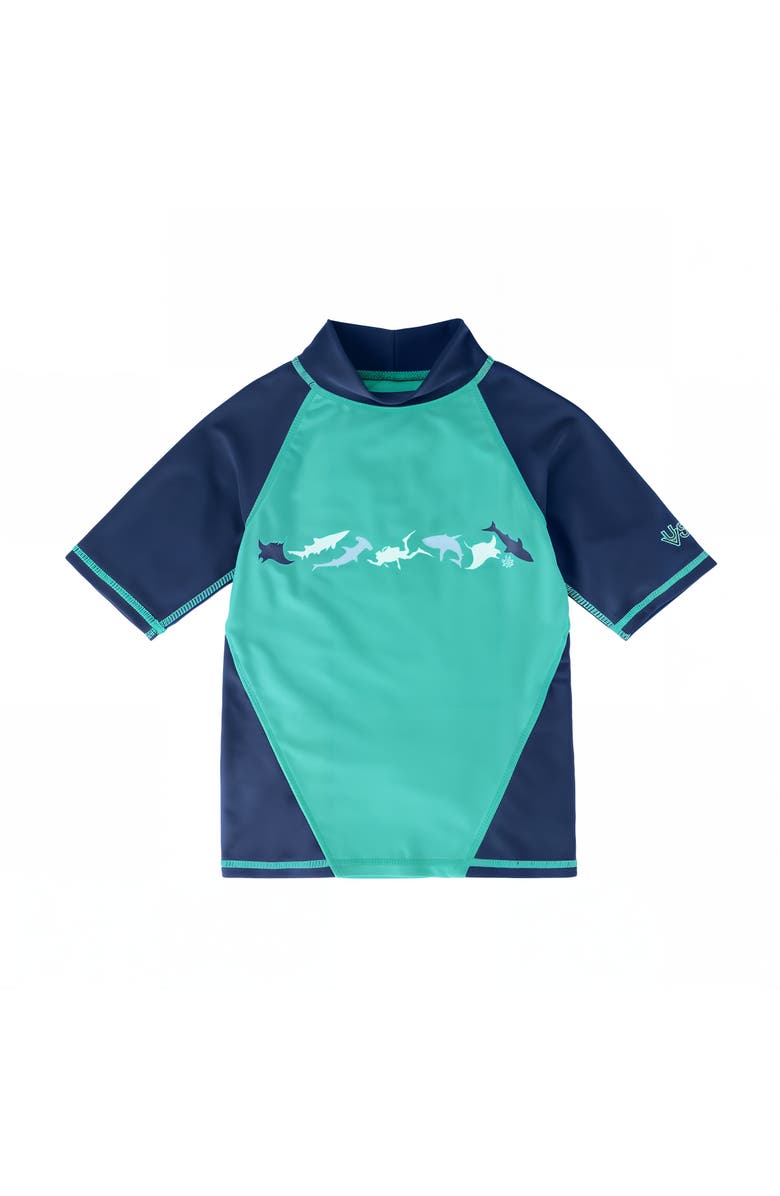 UV Skinz SS Sport Sun & Swim Shirt, Main, color, Ocean Adventure