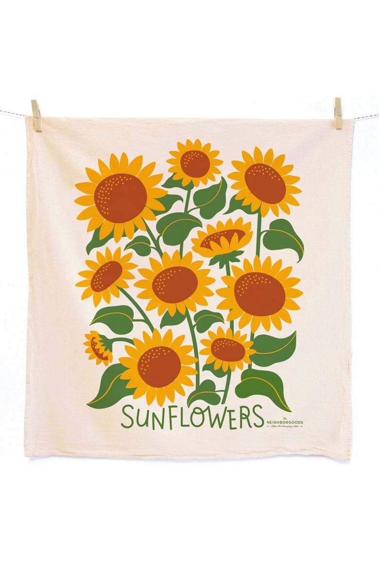 HELLO SUNSHINE - Dish Towel Set of 2, Alternate, color, No Color