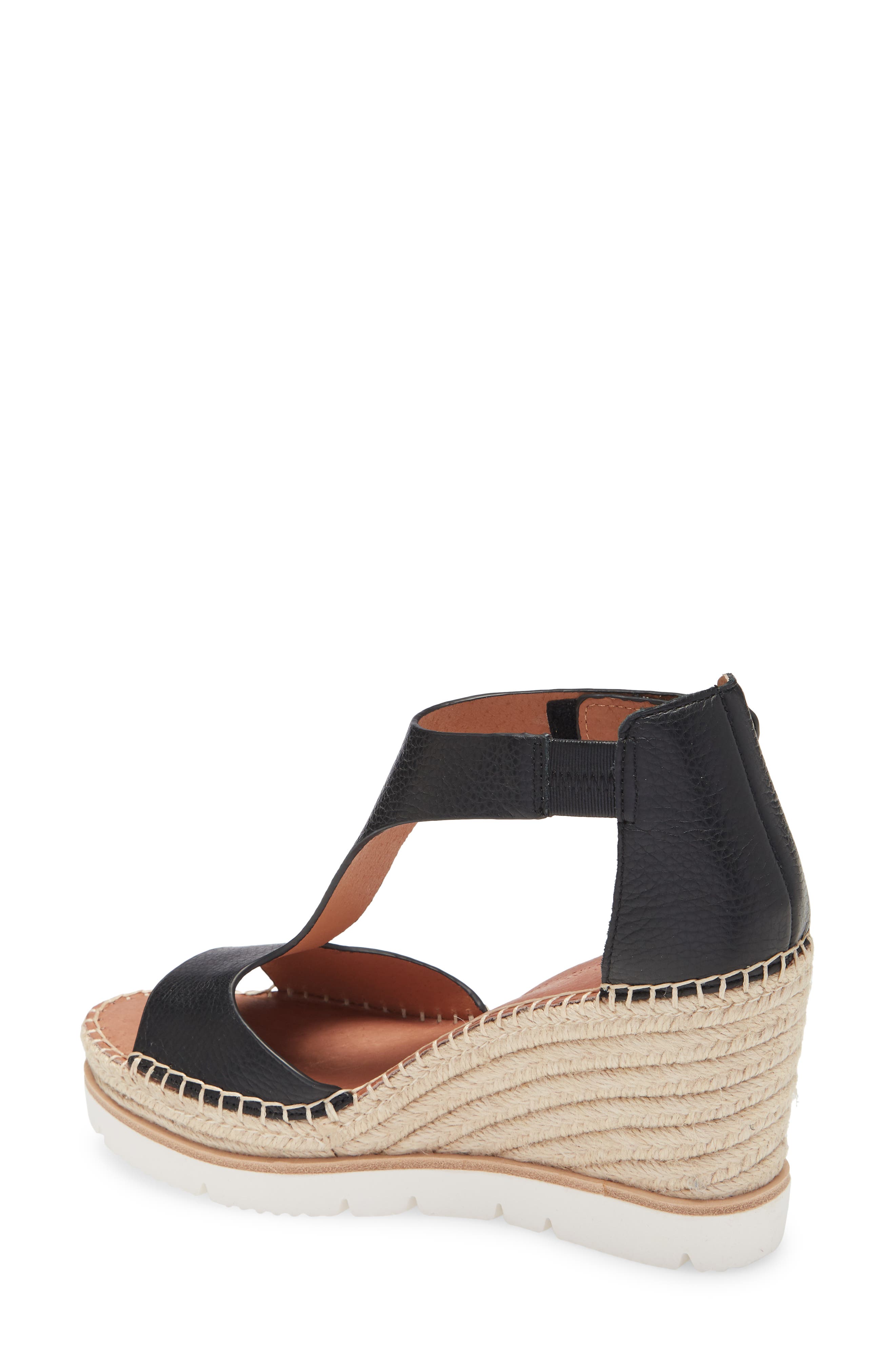 Gentle Souls Signature Elyssa T-Strap Wedge Sandal, Alternate, color, 