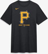 Nike Men's Nike Heather Black Pittsburgh Pirates Hoist the Cone Tri-Blend T-Shirt