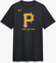 Nike Men's Nike Heather Black Pittsburgh Pirates Hoist the Cone Tri-Blend T-Shirt