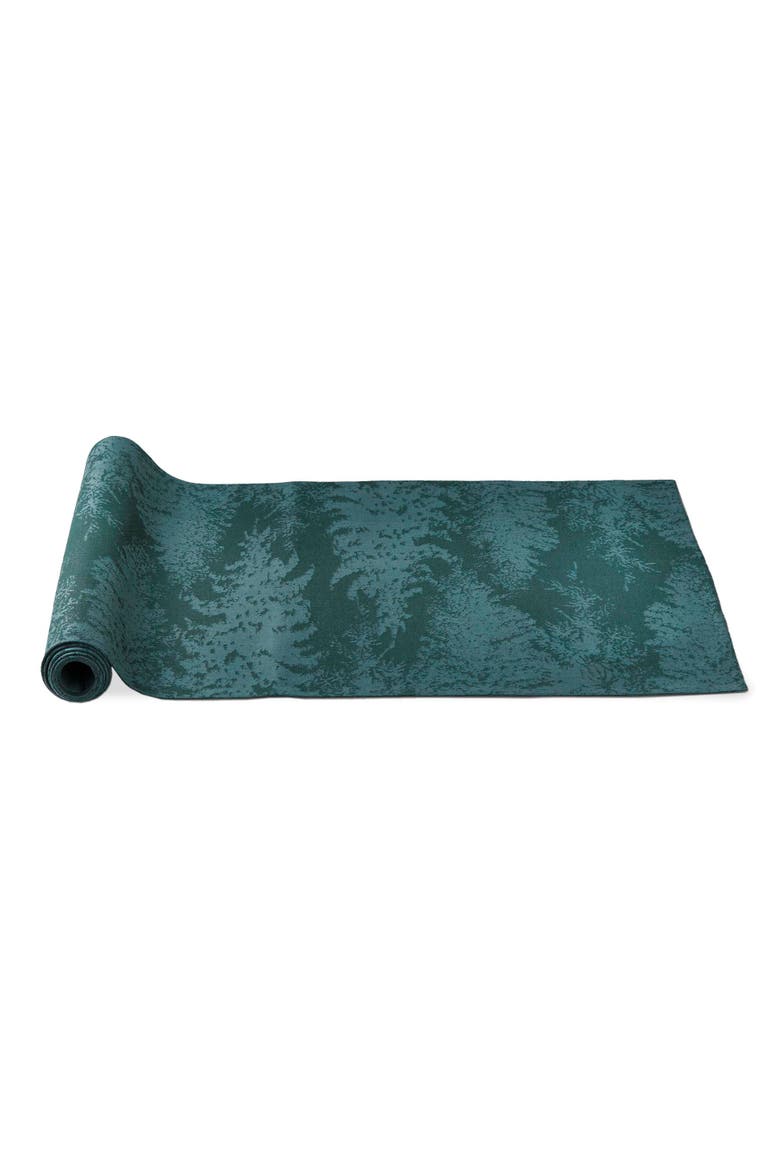 Wilde Pine Jacquard Table Runner Green Multi Cotton, Main, color, Green