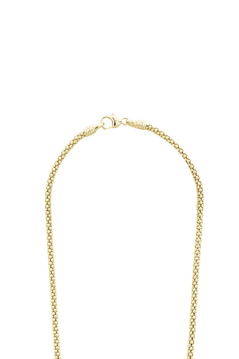 Caviar Gold Ball Beaded Necklace, Alternate, color, GOLD