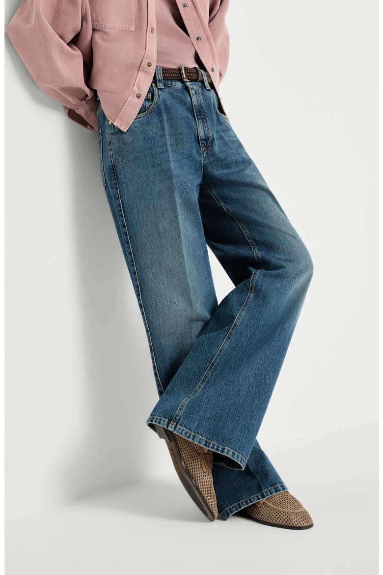 Contemporary Loose trousers, Alternate, color, Denim