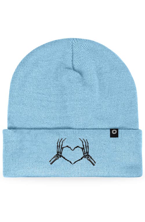 Dalix Heart Of Bones Beanie In Beige