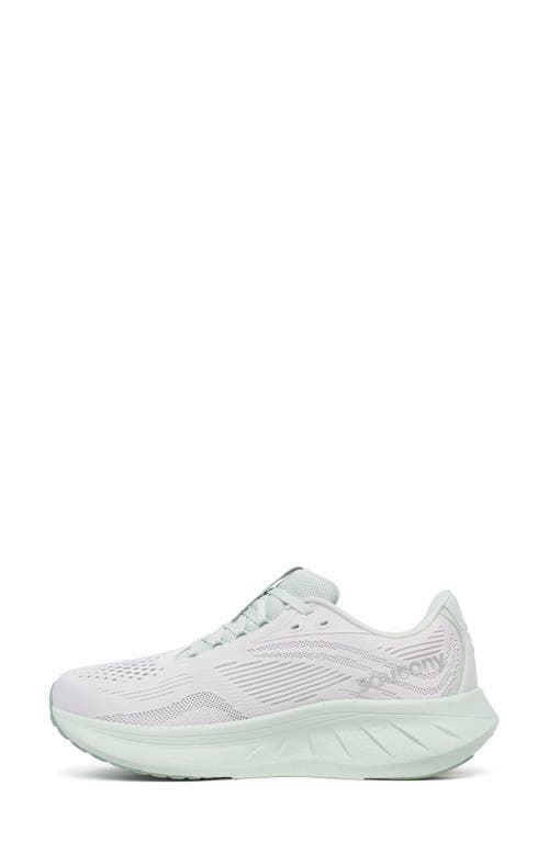 Saucony Ride 18 Running Shoe In White