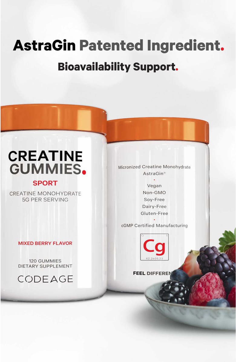 Codeage Creatine Monohydrate Gummies 5000 mg, Alternate, color,