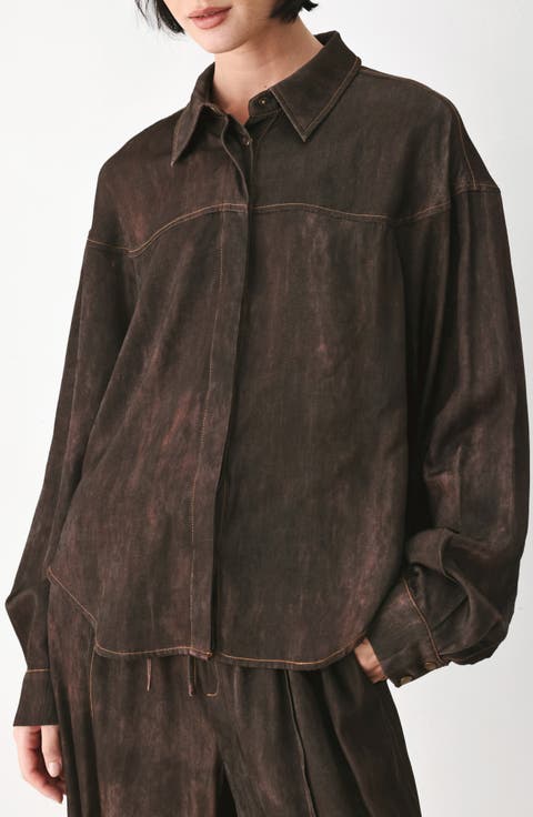 Washed Button-Down Shirt