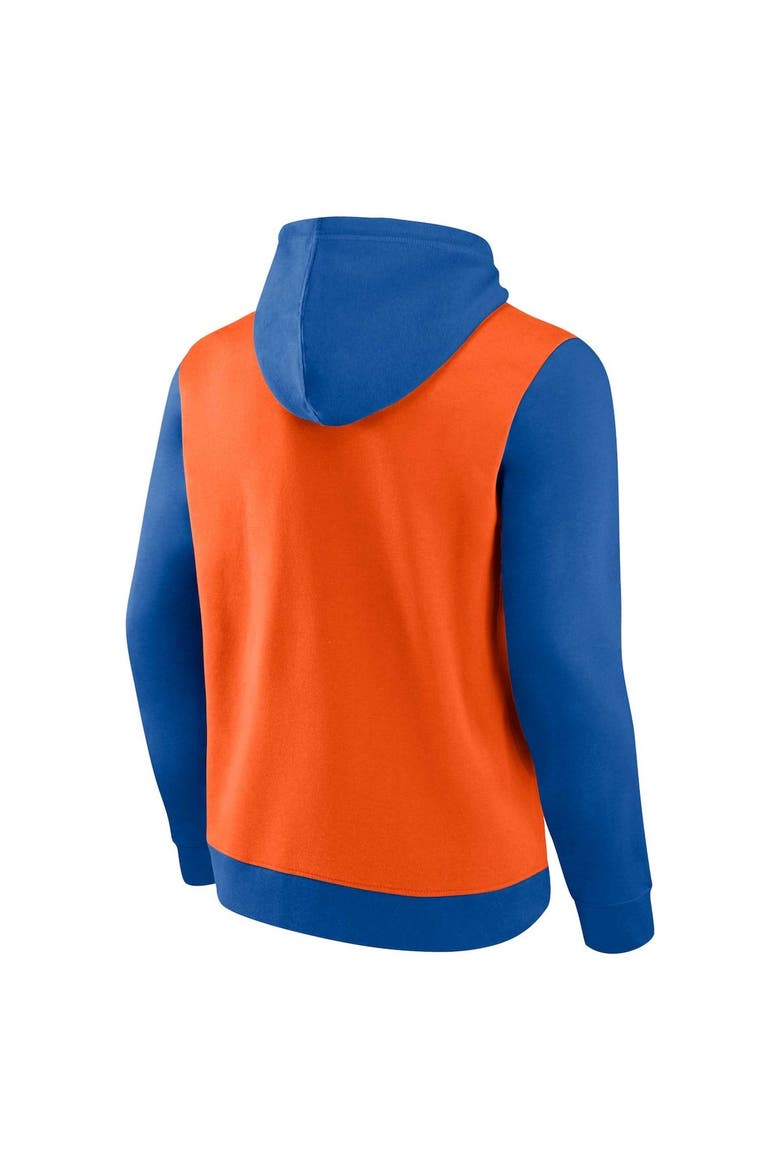 Men's Fanatics Branded Royal/Orange New York Mets Chip In Pullover Hoodie, Alternate, color, Royal