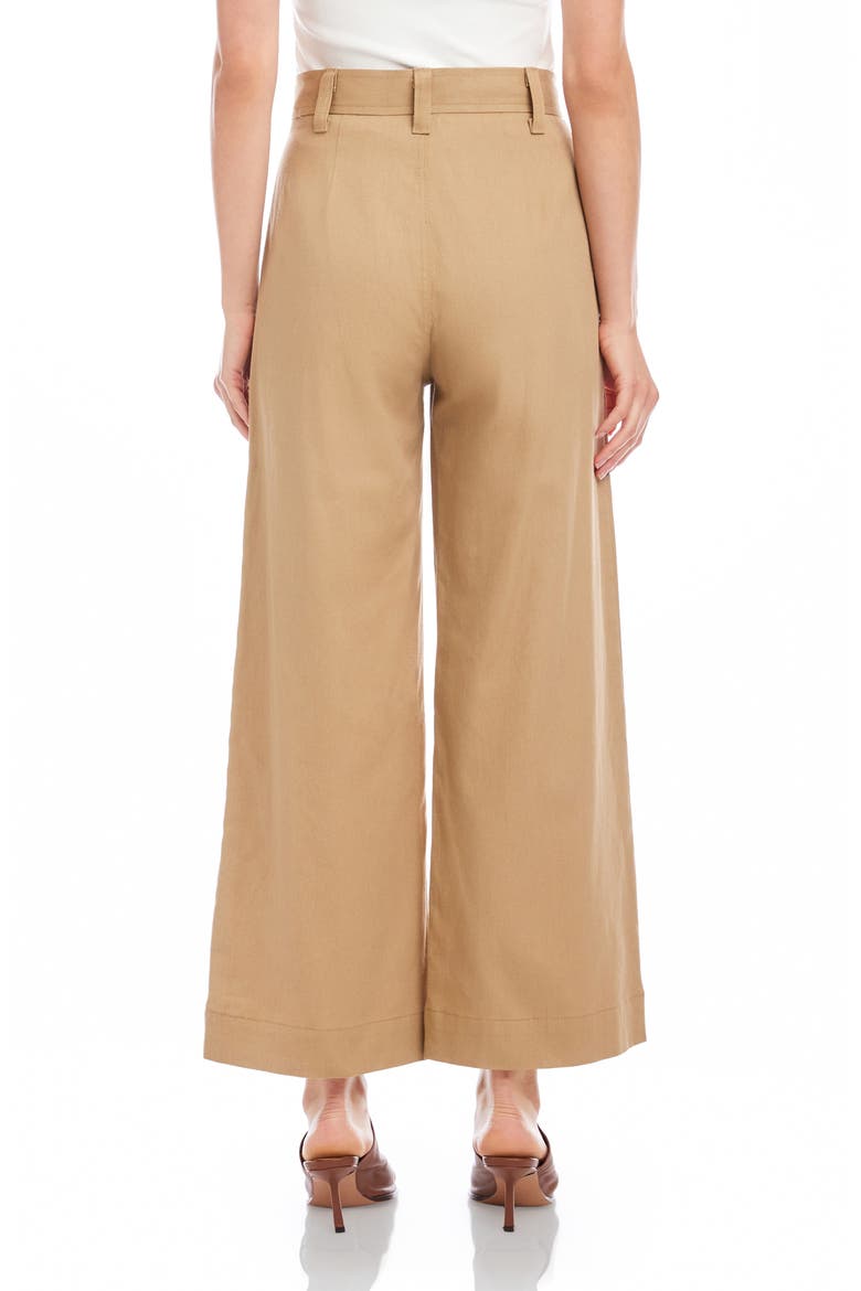Ryder High Waist Stretch Cotton Flare Leg Pants, Alternate, color, KHAKI