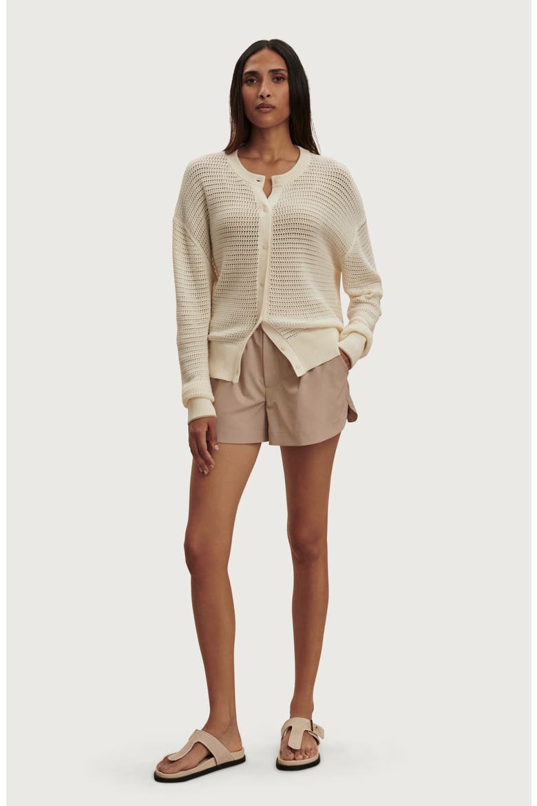 Pembroke Knit Cardigan, Alternate, color, EGRET