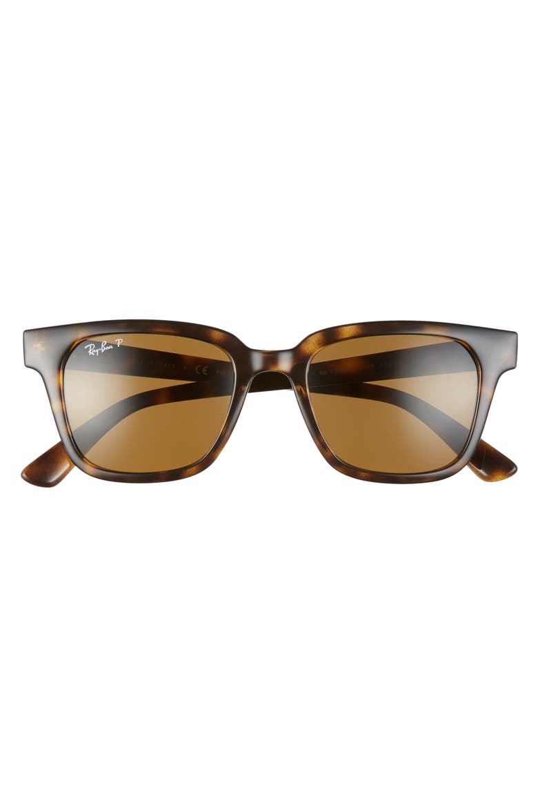 Wayfarer 51mm Polarized Sunglasses, Alternate, color, HAVANA/ BROWN POLAR