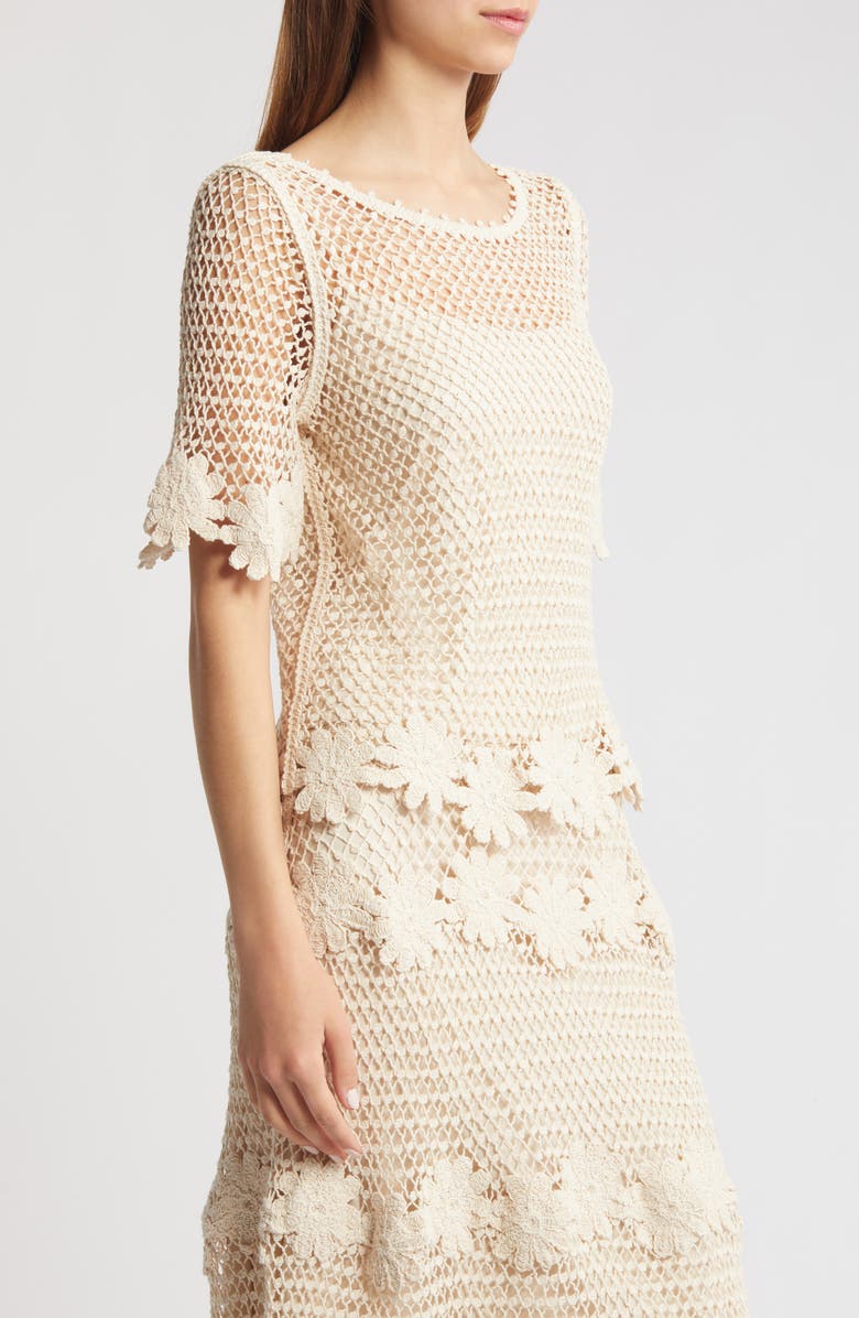 KOBI HALPERIN Sabina Open Stitch Sweater, Alternate, color,