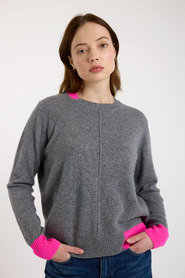 Brodie Pure Cashmere Maya Crew Neck 100% Cashmere Sweater