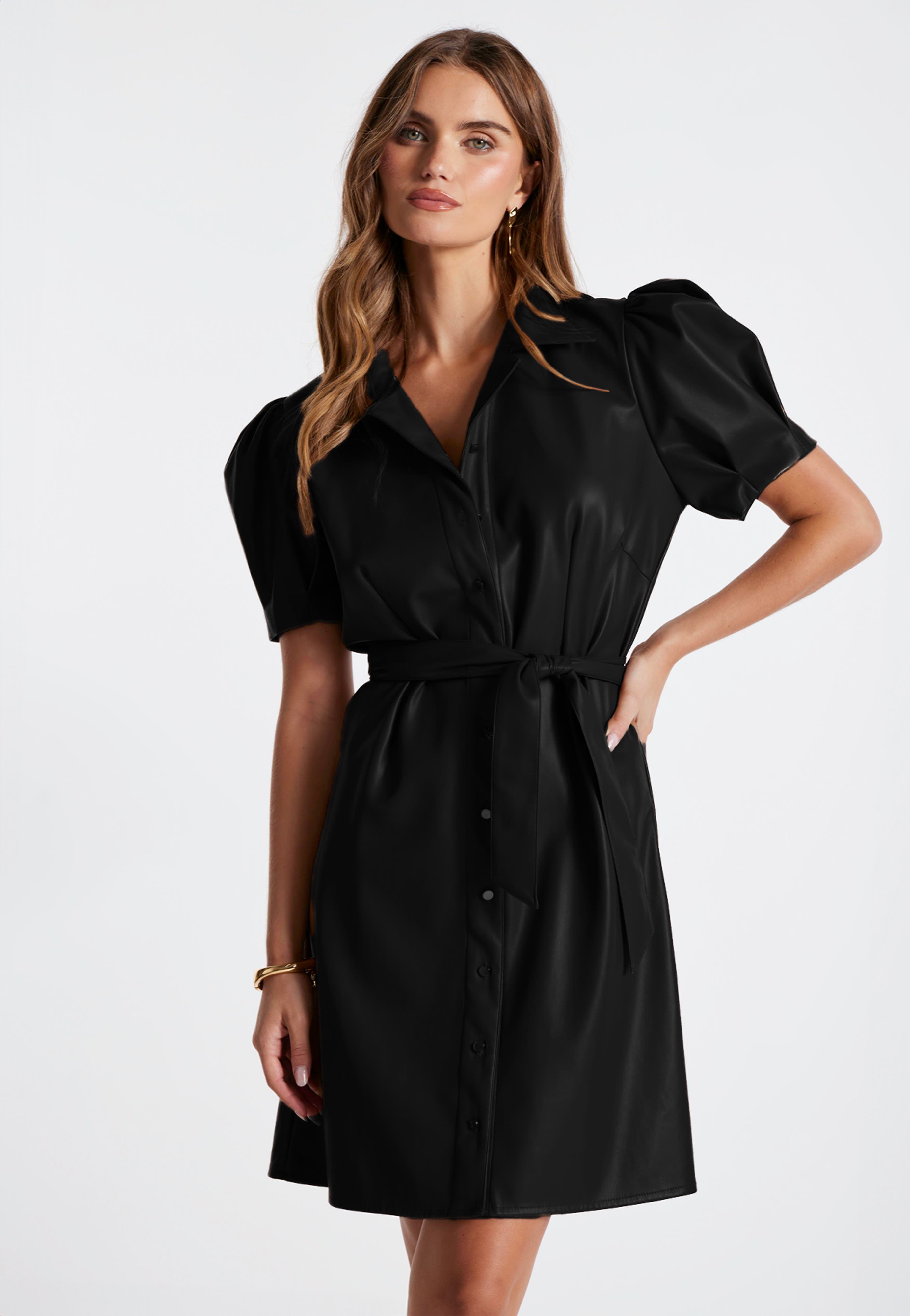 Clea  Leather Dress - image 3