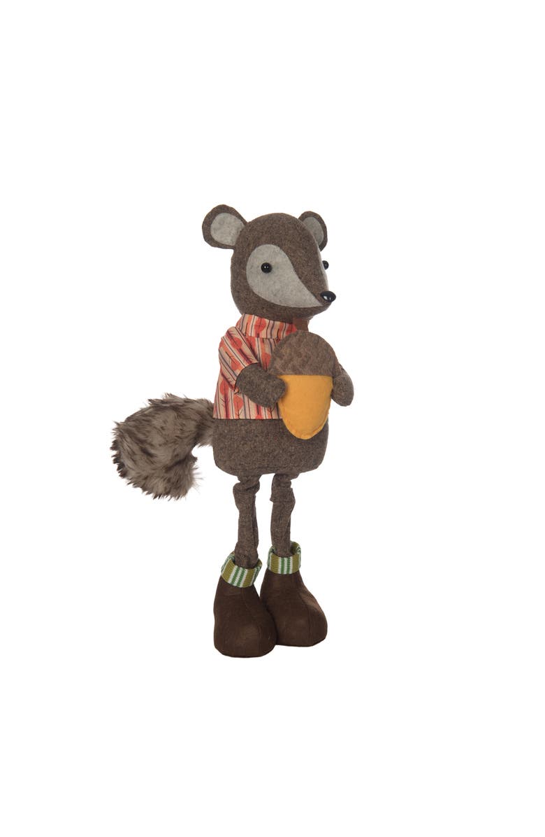 Transpac PStanding Squirrel Figurine Fall Harvest Tabletop Decor, Alternate, color, Multicolored