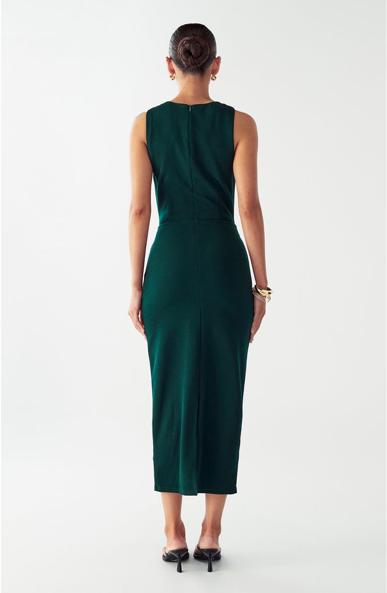WILLA Aleda Midi Dress, Alternate, color, Emerald