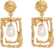 Petit Moments Castaway Faux Pearl Drop Earrings