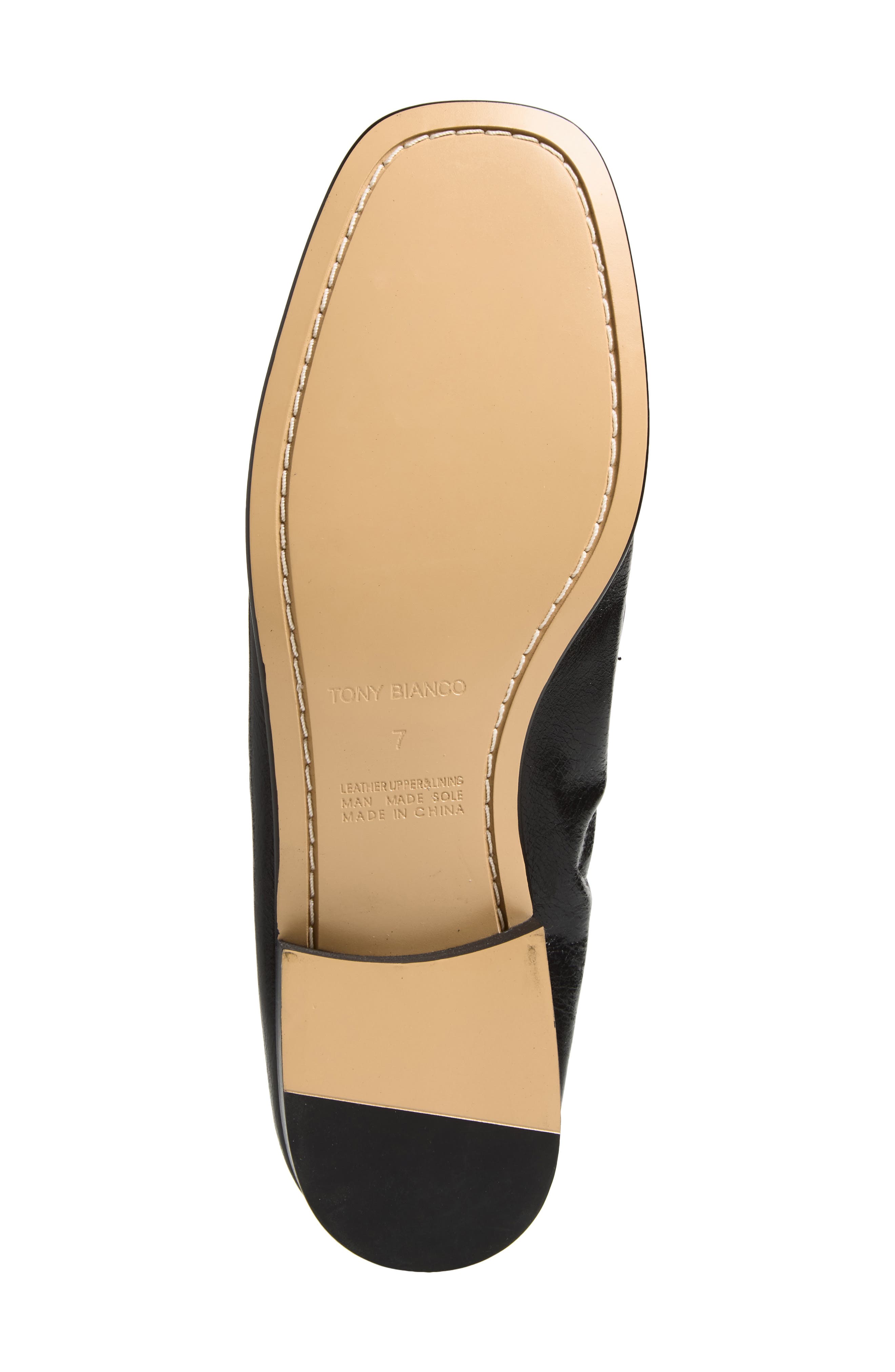 Tony Bianco Gloria Penny Loafer, Alternate, color, Black Vintage