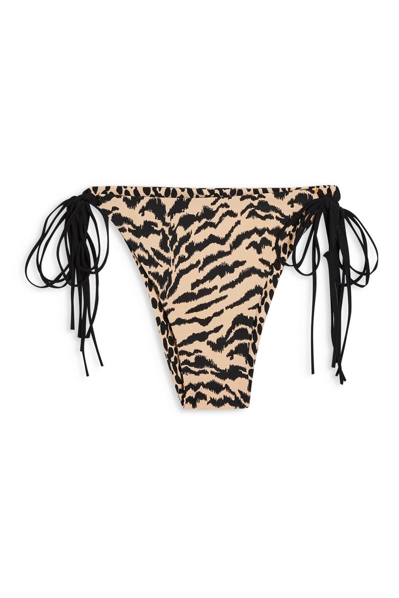 Animal Reversible Bikini Bottoms, Alternate, color, NUDE MULTI
