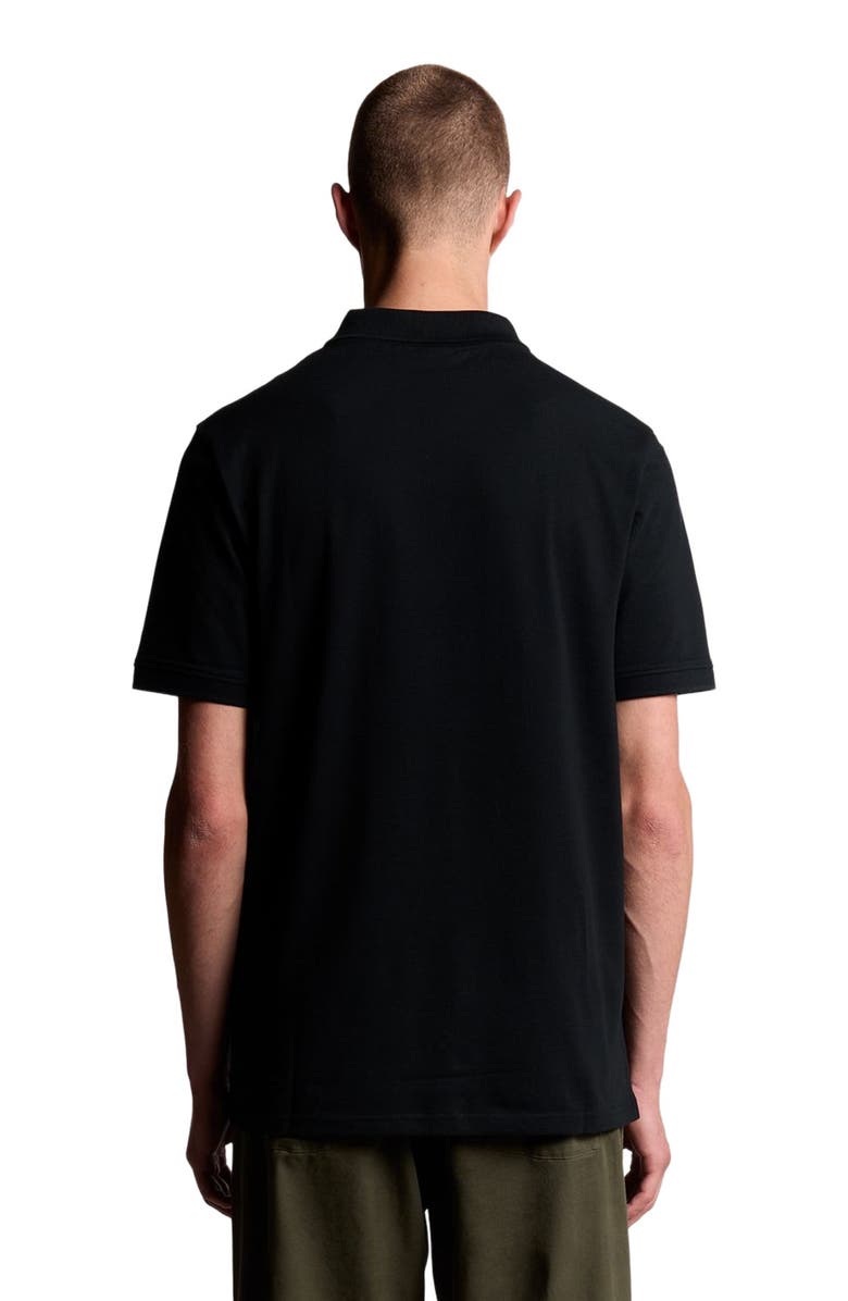 Lyle & Scott Plain Polo Shirt, Alternate, color, Jet Black