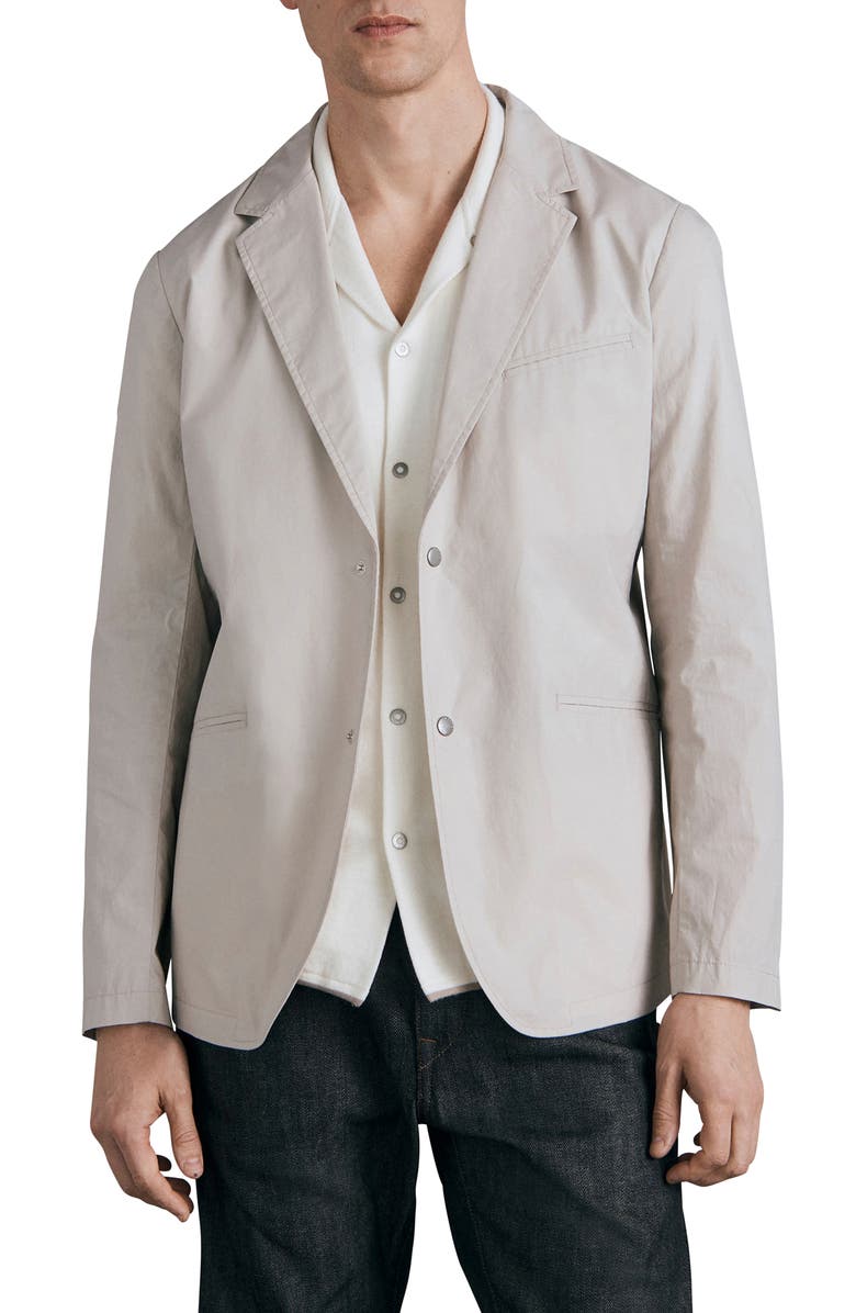 rag & bone 365 Paper Cotton Blazer, Main, color, 