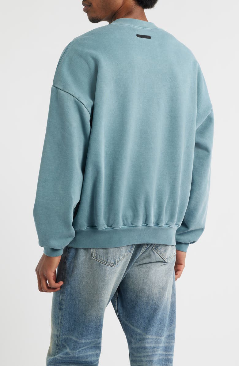 Fear of God Essentials Campus '90s Fleece Logo Graphic Sweatshirt, Alternate, color, 