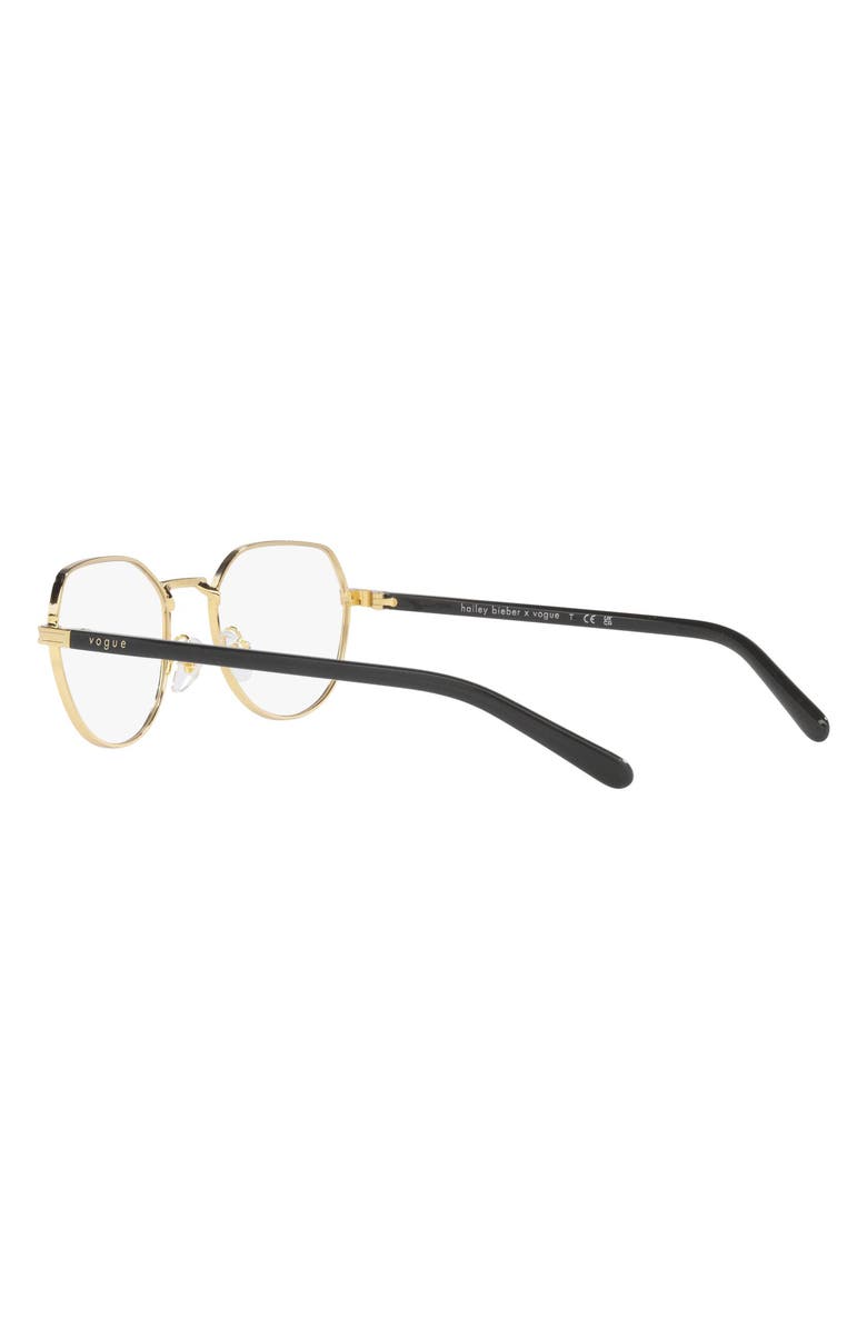 VOGUE 51mm Round Optical Glasses, Alternate, color, 