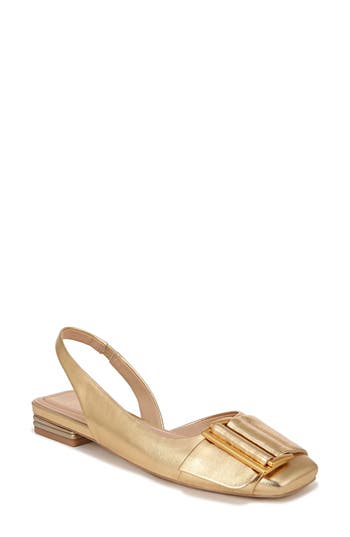 Sarto By Franco Sarto Tracy Slingback Square Toe Flat