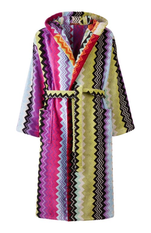 Missoni Home Giacomo Hooded Bathrobe In Multi