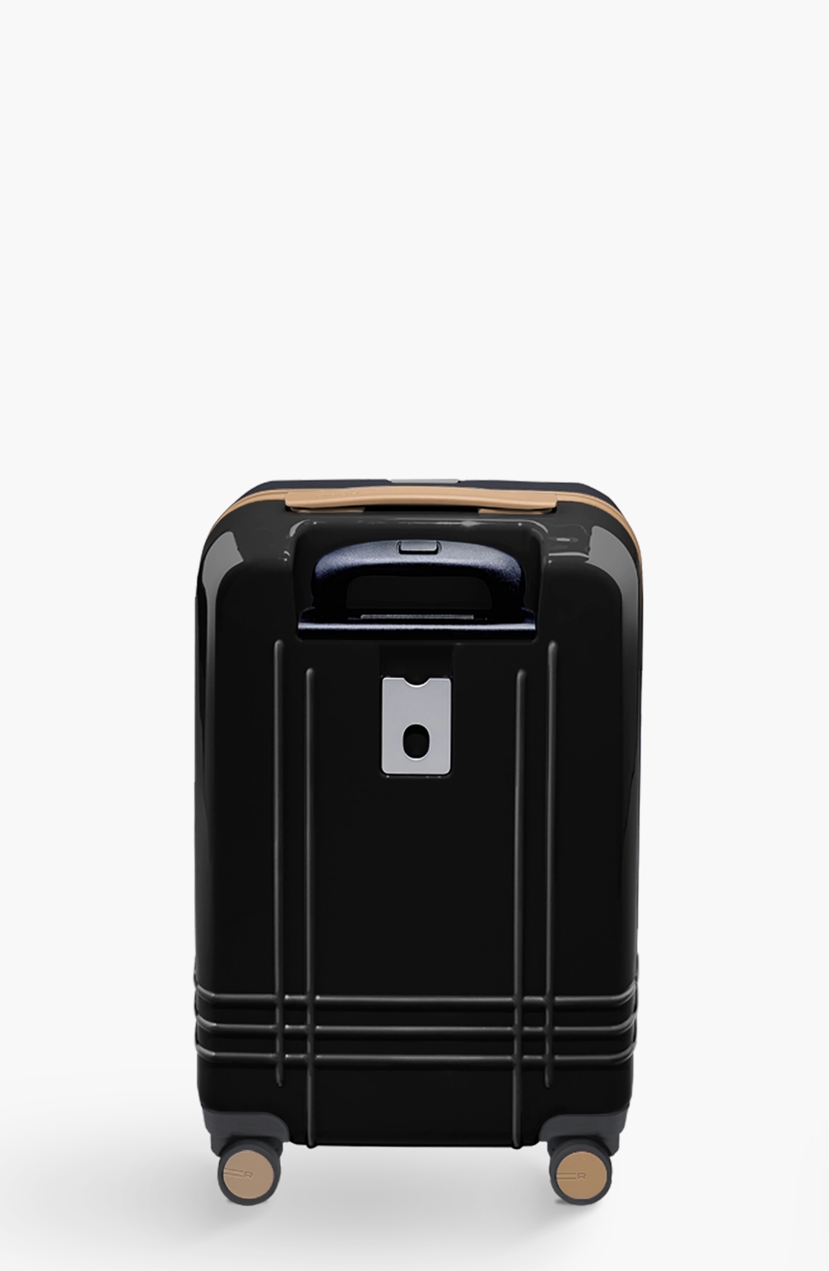 ROAM Luggage Expandable Carry-On, Alternate, color, Black Gloss / Tan